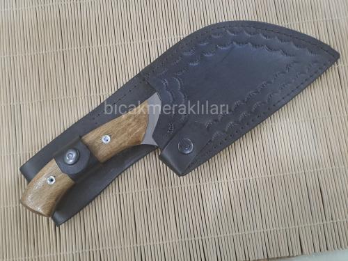 Delikli Almazan Şef Bıçağı 31cm Toplam Uzunluk